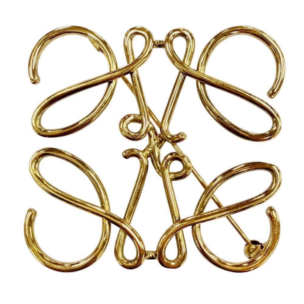LOEWE Gold Brooch